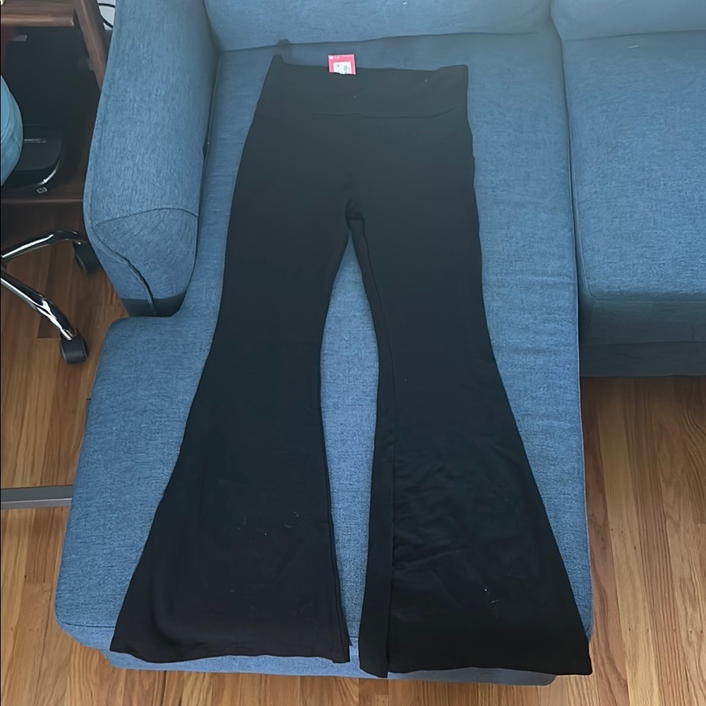 Edikted Black Flare Pants